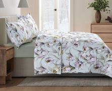 Постельное белье с одеялом Asabella 2364-OMP евро 200x220 люкс-сатин