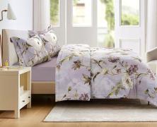 Постельное бельё с одеялом Asabella 2367-2OSP семейное 2/160х220 люкс-сатин