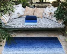Махровый коврик для ванной Abyss & Habidecor Аврора 75х100 темно-синий - фото 2