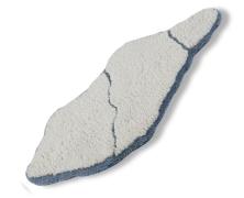 Махровый коврик для ванной Abyss & Habidecor Джес 70х135 голубой в интернет-магазине Posteleon