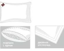 Подушка пуховая German Grass Роял 3Д 50х68 мягкая - фото 8