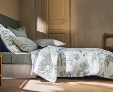 Покрывало Blanc des Vosges Promenade Sauge 250х270 хлопок - фото 1