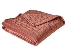 Покрывало Blanc des Vosges Spirit Bois De Rose 240х260 бархат хлопок в интернет-магазине Posteleon