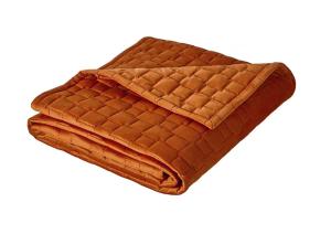 Покрывало Blanc des Vosges Spirit Tangerine 180х260 бархат хлопок - основновное изображение