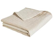 Покрывало Blanc des Vosges Spirit Naturel 180х260 бархат хлопок в интернет-магазине Posteleon
