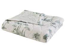 Покрывало Blanc des Vosges Promenade Sauge 250х270 хлопок - основновное изображение