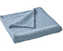 Покрывало Blanc des Vosges Everest Celeste 240х260 хлопок в интернет-магазине Posteleon