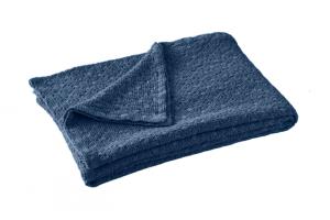 Покрывало Blanc des Vosges Everest Indigo 180х260 хлопок - основновное изображение