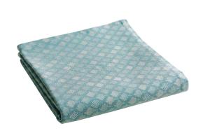 Покрывало Blanc des Vosges Carpates Turquoise 230х250 хлопок - основновное изображение