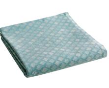 Покрывало Blanc des Vosges Carpates Turquoise 230х250 хлопок - основновное изображение