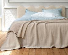 Покрывало Blanc des Vosges Artesia Chanvre 180х260 хлопок - фото 1