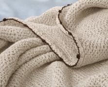 Покрывало Blanc des Vosges Artesia Chanvre 180х260 хлопок - фото 2