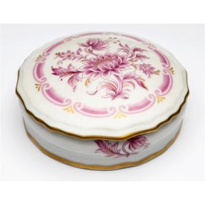 Шкатулка Cre Art Anemone A-012 Ø11 см лиможский фарфор - основновное изображение