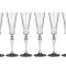 Набор бокалов для вина Cre Art Plat Stemware платина 23 см хрусталь (6 шт.) - основновное изображение
