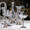 Набор бокалов для вина Cre Art Plat Stemware платина 23 см хрусталь (6 шт.) - фото 2