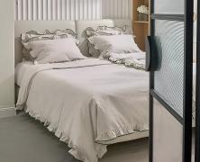 Простыня на резинке в тубусе Luxberry Веста 140x200х30 хлопок/лён - фото 1 Простыня на резинке в тубусе Luxberry Веста 140x200х30 хлопок/лён - фото 1