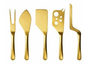 Набор ножей для сыра Herdmar Muh Gold (5 шт.) - основновное изображение