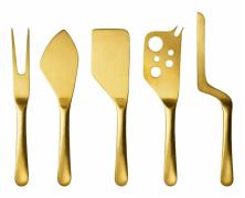 Набор ножей для сыра Herdmar Muh Gold (5 шт.) в интернет-магазине Posteleon