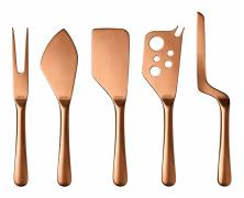 Набор ножей для сыра Herdmar Muh Copper (5 шт.) в интернет-магазине Posteleon
