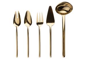 Набор для сервировки и подачи Herdmar Stick Serving Set Gold (5 шт.) - основновное изображение