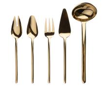 Набор для сервировки и подачи Herdmar Stick Serving Set Gold (5 шт.) в интернет-магазине Posteleon