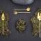 Набор для сервировки и подачи Herdmar Stick Serving Set Gold (5 шт.) - фото 1