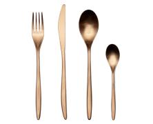 Набор столовых приборов Herdmar Vinci Mat Copper 131 (24 шт.) в интернет-магазине Posteleon