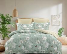Постельное бельё Asabella 2372-6 евро 200x220 печатный сатин