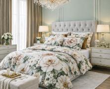 Постельное белье Mirabello Le Grand Fleur евро 200х220 мако-сатин - фото 2