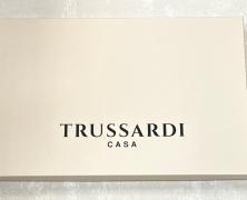Постельное бельё Trussardi Bloom Azzuro евро 200х220 мако-сатин - фото 3