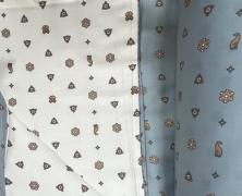 Постельное бельё Trussardi Bowtie Azzuro евро 200х220 мако-сатин - фото 2