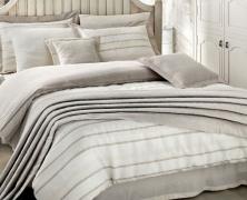 Постельное белье Hamam Hanim Striped евро макси 220х240 хлопок/лён/шёлк в интернет-магазине Posteleon