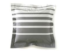 Наволочка Blanc des Vosges Grand Large Gris 65х65 хлопок перкаль в интернет-магазине Posteleon