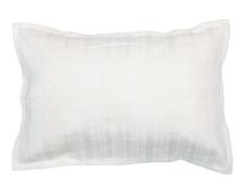 Наволочка Blanc des Vosges Nepal Blanc 50х75 хлопок/лён