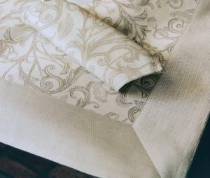 Скатерть Blanc Des Vosges Ombelle Chanvre 170х300 жаккард хлопок - основновное изображение