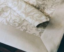 Скатерть Blanc Des Vosges Ombelle Chanvre 170х300 жаккард хлопок в интернет-магазине Posteleon