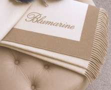 шерстяной плед Blumarine Madame 140х205 бежевый - фото 4