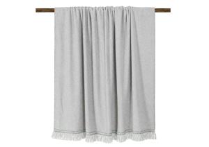 Плед Frati Home Soft Bamboo Grigio Perla Matisse 160x200 бамбук / полиэстер - основновное изображение