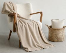 Плед Frati Home Soft Viscose Beige 160x200 вискоза / полиэстер - фото 3