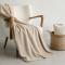 Плед Frati Home Soft Viscose Beige 220x260 вискоза / полиэстер - фото 3