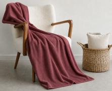 Плед Frati Home Soft Viscose Bordeaux 130x160 вискоза / полиэстер - фото 3