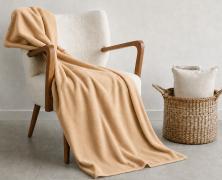 Плед Frati Home Soft Viscose Crema 160x200 вискоза / полиэстер - фото 3