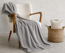 Плед Frati Home Soft Viscose Grigio Perla 160x200 вискоза / полиэстер - фото 3