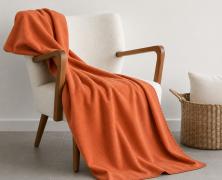 Плед Frati Home Soft Viscose Terracotta 160x200 вискоза / полиэстер - фото 3
