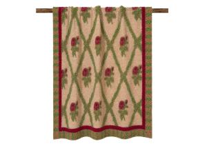 Плед Frati Home Old Style Bordeaux 150x190 шерсть / полиэстер - основновное изображение