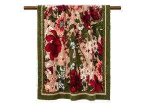 Плед Frati Home Greenery 150x190 шерсть / полиэстер - основновное изображение
