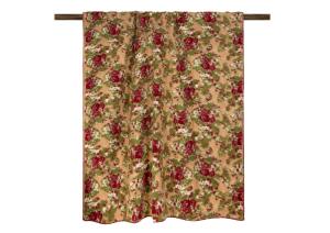 Плед Frati Home Sweet Roses Bordeaux 150x190 шерсть / полиэстер - основновное изображение